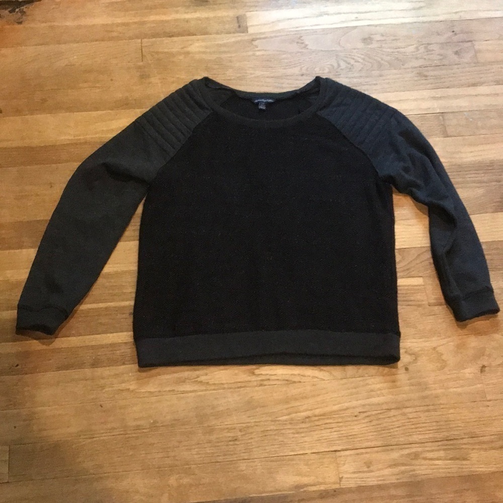 American Eagle EUC Moto Crew Sweatshirt